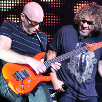 Explore photos of Joe Satriani  joined by Sammy Hgar at Fox Oakland Theatre  on January 13, 2011